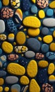Chromatic Stonescape: A Captivating Composition of Colorful Pebbles