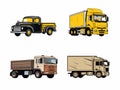 Illustration of Sturdy Truck Royalty Free Stock Photo
