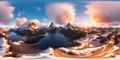 Skyward Serenity: AI-Generated Mountain Vistas