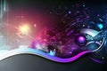 Abstract background of new technology concepts