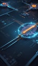 Qubit Odyssey: Navigating Quantum Realms with AI. AI generate