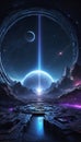 QuantumQuotient Quest: DataEclipse\'s Tomorrow Discovery. AI generate
