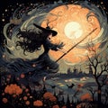 Night of the Witch: A Bewitching Halloween Flight