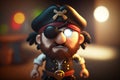 The Adventures of Heart-Eyed Pirate in Epic Cartoon Universe with 32k Super-Resolution and VR