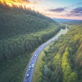 CAPTURING THE BEAUTY OF UKRAINE\'S FORESTED HIGHWAYS