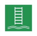 Embarkation Ladder Symbol Royalty Free Stock Photo