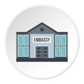 Embassy icon circle