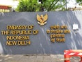 Embassy of the republic of Indonesia located near the Chanakyapuri Consulate and High commission.