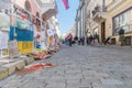 Embassy of Russia in Tallinn during Russian-Ukraine war