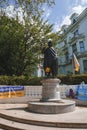 Statue of St. Volodymyr at the Ukranian embassy in London