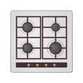 Embeddable gas stove.