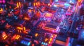 embedded beaming microcontroller Royalty Free Stock Photo