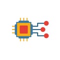 Embedded System icon. Colored simple elements from industry 4.0 collection