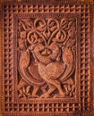 Wood carvings of embekka devalaya