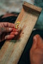 Embera Community of Medellin making Jewelry in Colombia