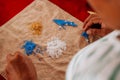 Embera Community of Medellin making Jewelry in Colombia