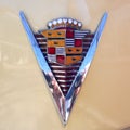 Emblem of a Cadillac, American car of the 1940s, Model 62 Coupe Yoga Mat, 1947.Rarity Hamburg, Germany