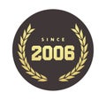 Since 2006 emblem