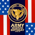 Army Reserves Birthday on April 23