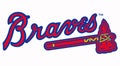 The emblem of the baseball club Atlanta Braves. USA.