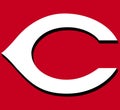 The emblem of the baseball club Cincinnati Reds. USA.