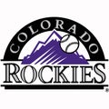 The emblem of the baseball club `Colorado Rockies`. USA.