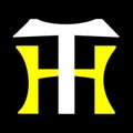 The emblem of the baseball club `Hanshin Tigers`. Japan.