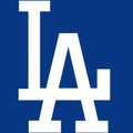 The emblem of the baseball club `Los Angeles Dodgers`. USA.