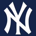 The emblem of the baseball club `New York Yankees.` USA.