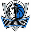 The emblem of the basketball club `Dallas Mavericks`. USA.