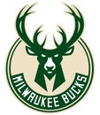 The emblem of the basketball club Milwaukee Bucks. USA. Royalty Free Stock Photo