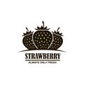 Emblem of strawberries