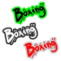 Emblem boxing