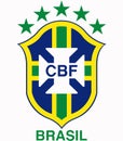 Emblem of the Brazil national football team.