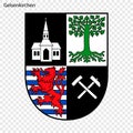 Emblem of City of Germany Royalty Free Stock Photo