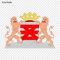 Emblem of Enschede Royalty Free Stock Photo