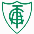The emblem of the football club `America Mineiro`. Brazil. Royalty Free Stock Photo