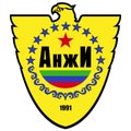 The emblem of the football club `Anji`, Makhachkala. Russia.
