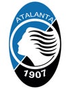 The emblem of the football club `Atalanta` Bergamo. Italy.