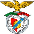 The emblem of the football club `Benfica`. Portugal.