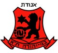 The emblem of the football club `Bnei Yehuda`. Israel.