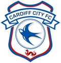 The emblem of the football club `Cardiff City Association Football Club`. England