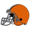 The emblem of the football club `Cleveland Browns.` USA.