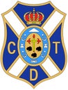 The emblem of the football club Deportivo Tenerife. Spain.