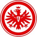 The emblem of the football club `Eintracht`. Germany.