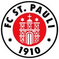 The emblem of the football club FC St. Pauli. Germany.