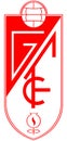 The emblem of the football club Granada. Spain.