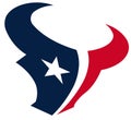 The emblem of the football club `Houston Texans`. USA. Royalty Free Stock Photo