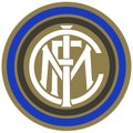 The emblem of the football club `Inter` Milan. Italy.