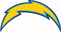The emblem of the football club Los Angeles Chargers. USA.